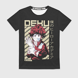 Женская футболка Deku - My Hero Academia