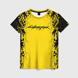 Футболка женская Cyberpunk 2077 Samurai logo, цвет: 3D-принт