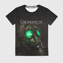 Футболка женская CHERNOBYLITE ПРОТИВОГАЗ, цвет: 3D-принт