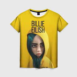 Футболка женская BILLIE EILISH: Yellow Girl, цвет: 3D-принт