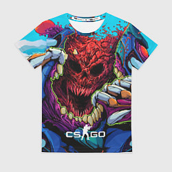 Футболка женская CS GO monster, цвет: 3D-принт