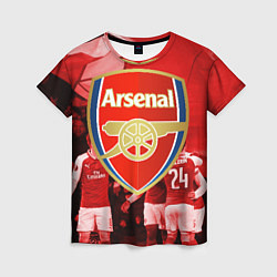 Футболка женская Arsenal, цвет: 3D-принт