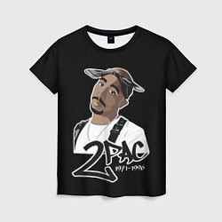 Женская футболка 2pac