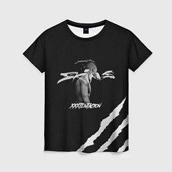 Женская футболка XXXTENTACION SKINS