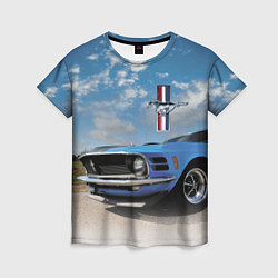 Футболка женская Mustang, цвет: 3D-принт