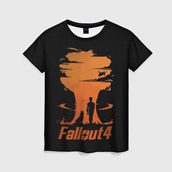 Футболка женская Fallout 4, цвет: 3D-принт