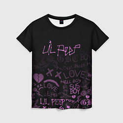 Женская футболка LIL PEEP