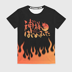 Женская футболка ОЧЕНЬ ПРИЯТНО БОГ!