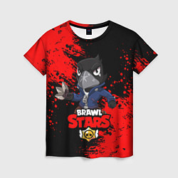 Футболка женская Brawl Stars Crow, цвет: 3D-принт