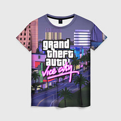Футболка женская Grand Theft Auto Vice City, цвет: 3D-принт