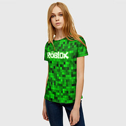 Футболка женская Roblox, цвет: 3D-принт — фото 2