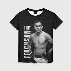 Футболка женская EL CUCUY Tony Ferguson, цвет: 3D-принт