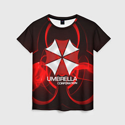 Футболка женская Umbrella Corp, цвет: 3D-принт