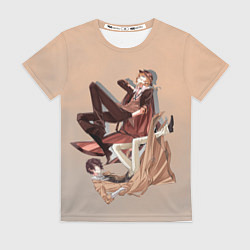 Футболка женская Дазай и Чуя, цвет: 3D-принт