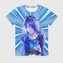 Женская футболка Аниме Роза