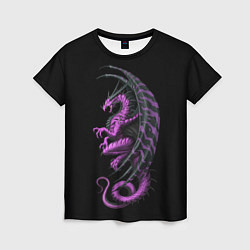 Футболка женская Purple Dragon, цвет: 3D-принт