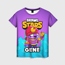 Футболка женская BRAWL STARS GENE, цвет: 3D-принт