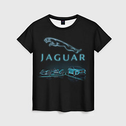 Футболка женская Jaguar, цвет: 3D-принт