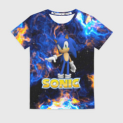 Футболка женская СОНИК, цвет: 3D-принт