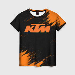 Футболка женская KTM, цвет: 3D-принт