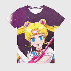 Футболка женская Sailor Moon, цвет: 3D-принт
