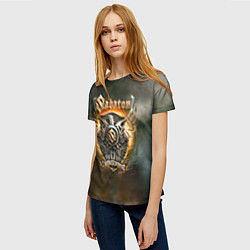 Футболка женская Sabaton, цвет: 3D-принт — фото 2