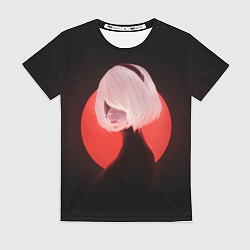 Женская футболка 2b Nier Black