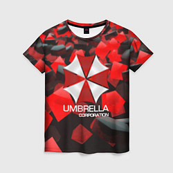 Футболка женская Umbrella Corp, цвет: 3D-принт