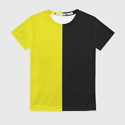 Футболка женская BLACK YELLOW, цвет: 3D-принт