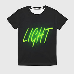 Футболка женская LIGHT, цвет: 3D-принт