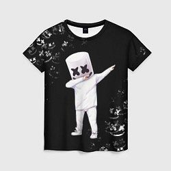 Футболка женская Marshmello, цвет: 3D-принт