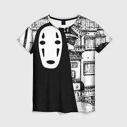 Женская футболка No-Face Spirited Away Ghibli