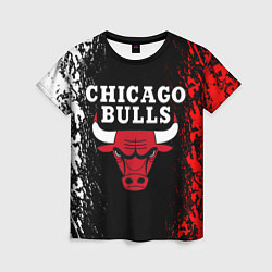 Футболка женская CHICAGO BULLS, цвет: 3D-принт