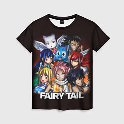 Футболка женская FAIRY TAIL ХВОСТ ФЕИ, цвет: 3D-принт