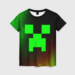 Женская футболка MINECRAFT МАЙНКРАФТ