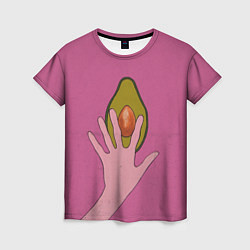 Футболка женская Avocado, цвет: 3D-принт
