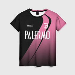 Футболка женская PALERMO FC, цвет: 3D-принт