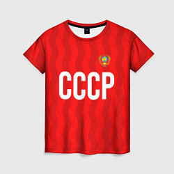 Футболка женская Форма сборной СССР, цвет: 3D-принт