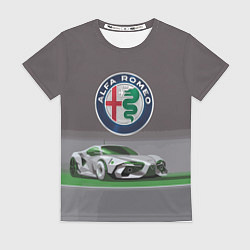 Женская футболка Alfa Romeo motorsport