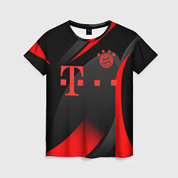 Футболка женская FC Bayern Munchen, цвет: 3D-принт