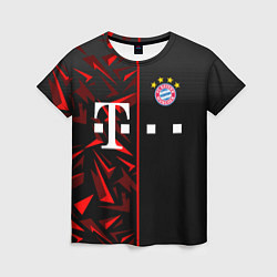Футболка женская FC Bayern Munchen Форма, цвет: 3D-принт