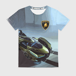 Футболка женская Lamborghini - motorsport extreme, цвет: 3D-принт