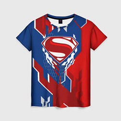 Футболка женская Знак Супермен, цвет: 3D-принт