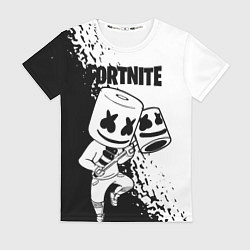 Футболка женская FORTNITE MARSHMELLO, цвет: 3D-принт