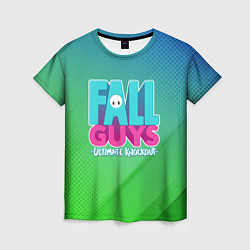 Футболка женская FALL GUYS, цвет: 3D-принт