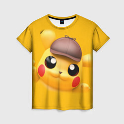 Футболка женская Pikachu Pika Pika, цвет: 3D-принт