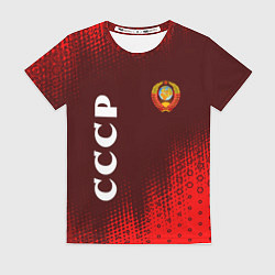 Футболка женская СССР USSR, цвет: 3D-принт