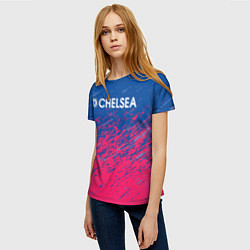 Футболка женская Chelsea Челси, цвет: 3D-принт — фото 2
