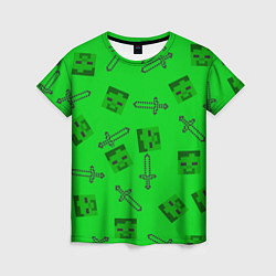 Женская футболка Minecraft