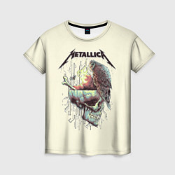 Футболка женская Metallica, цвет: 3D-принт